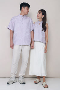 CNY Noah Oriental Shirt Amethyst