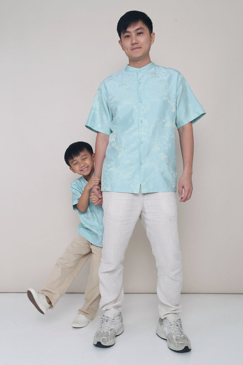 CNY Noah Oriental Shirt Sage