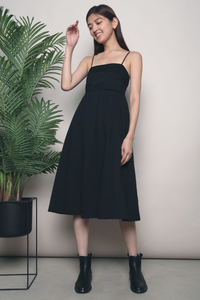 Cali Resort Midi Dress Black