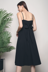 Cali Resort Midi Dress Black