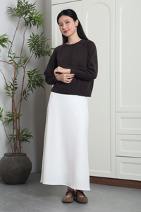 Cambridge Button Down Sweater Brown