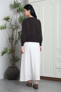 Cambridge Button Down Sweater Brown