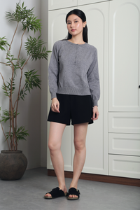 Cambridge Button Down Sweater Grey