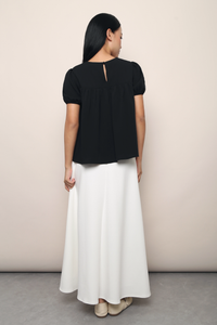 Celestine Floaty Babydoll Top Black (Restock)