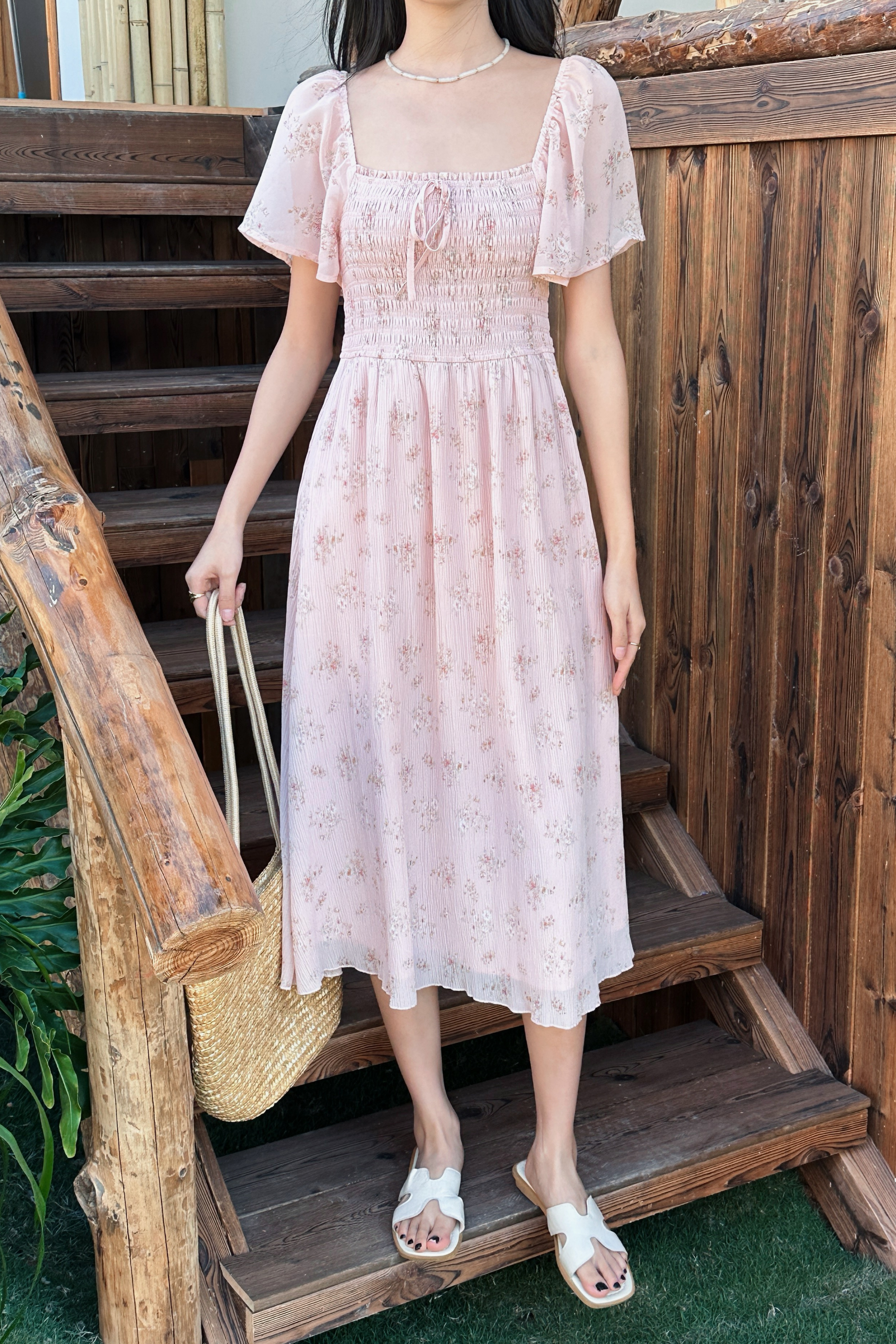 y*u様 Chantilly Midi Dress ピンク y*u様 Chantilly Midi Dress ピンク 【公式通販】