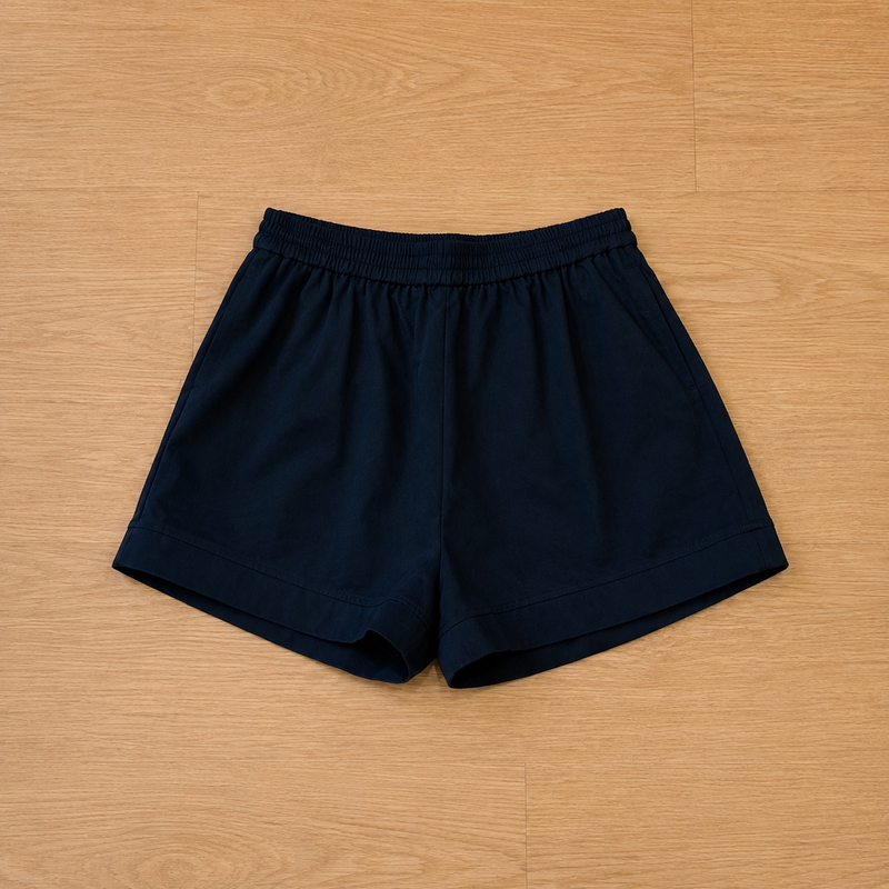 Leisure Club Boxy Shorts Navy (Backorder)