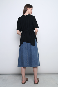 Chate Drape Cardigan Black (Backorder)