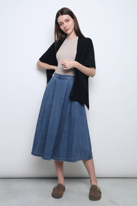 Chate Drape Cardigan Black (Backorder)