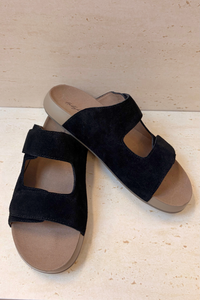 Bruno Everyday Velcro Sandals Black