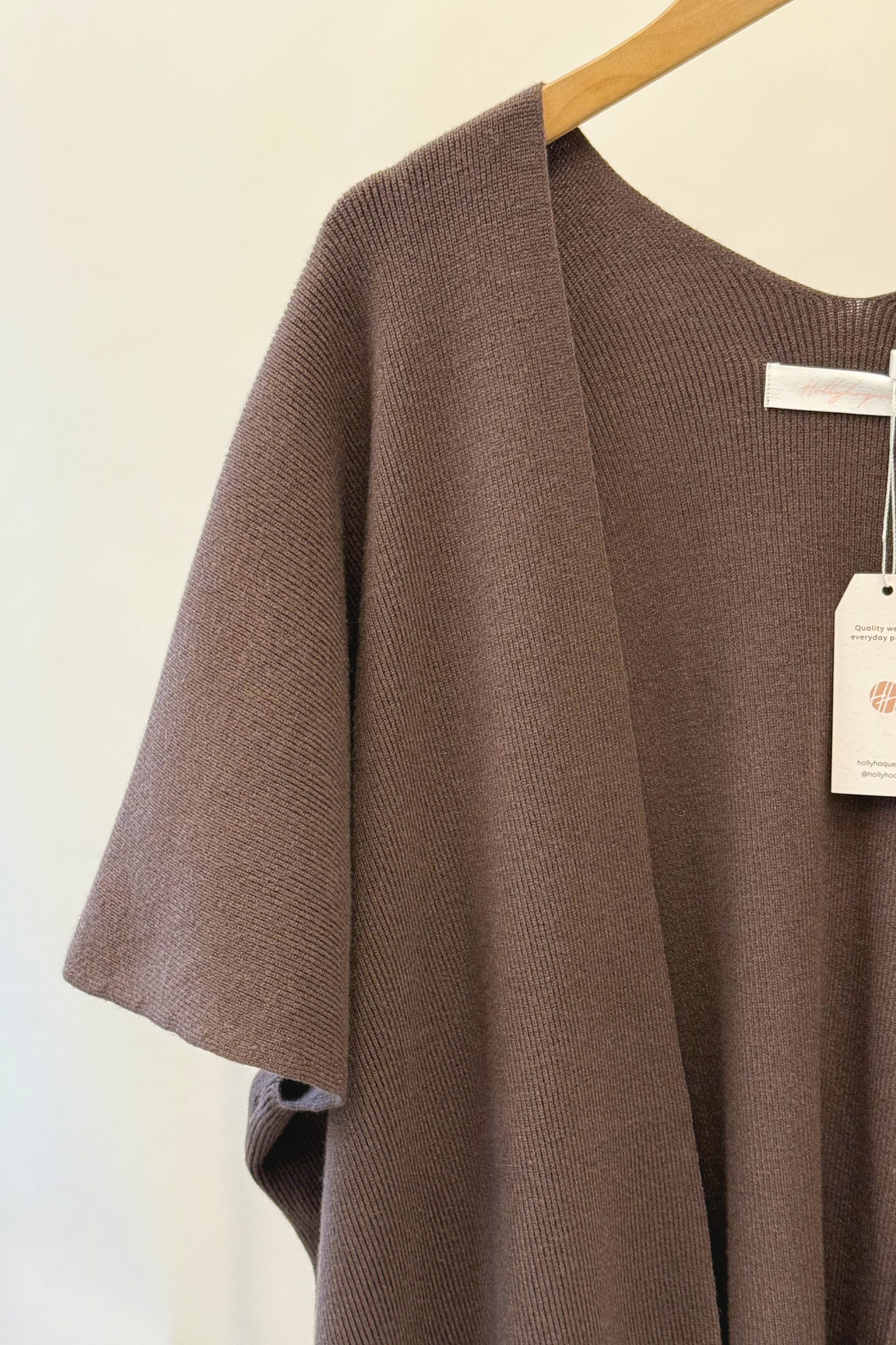 Chate V2 Drape Cardigan Brown (Backorder)