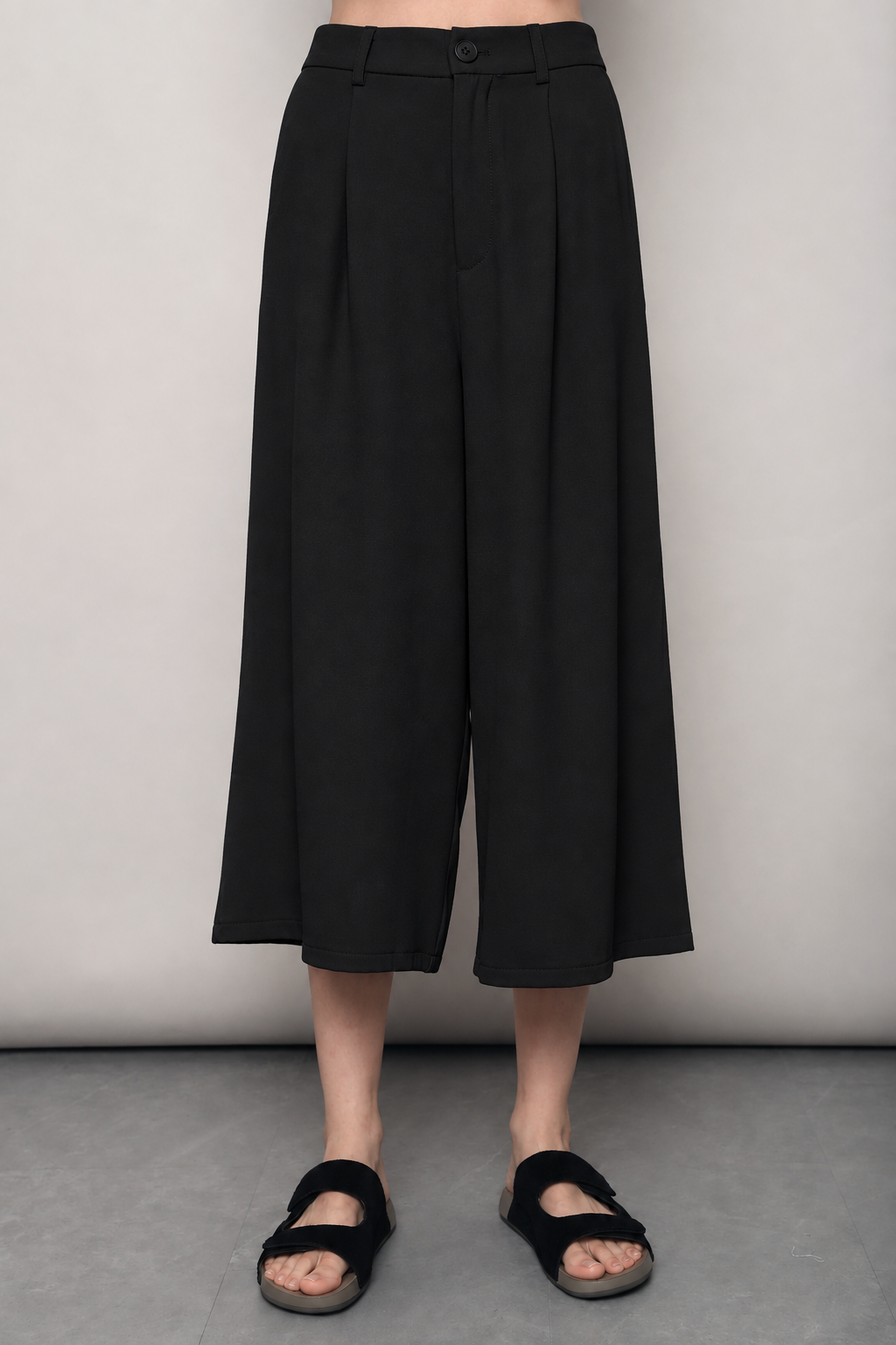 City Pleat Culottes Black (Backorder II)