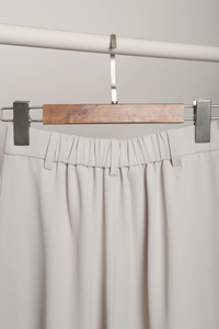 City Pleat Culottes Cream
