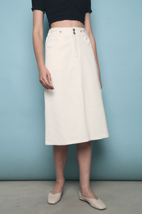 Claudine Column Midi Skirt Malt