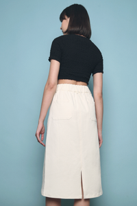 Claudine Column Midi Skirt Malt