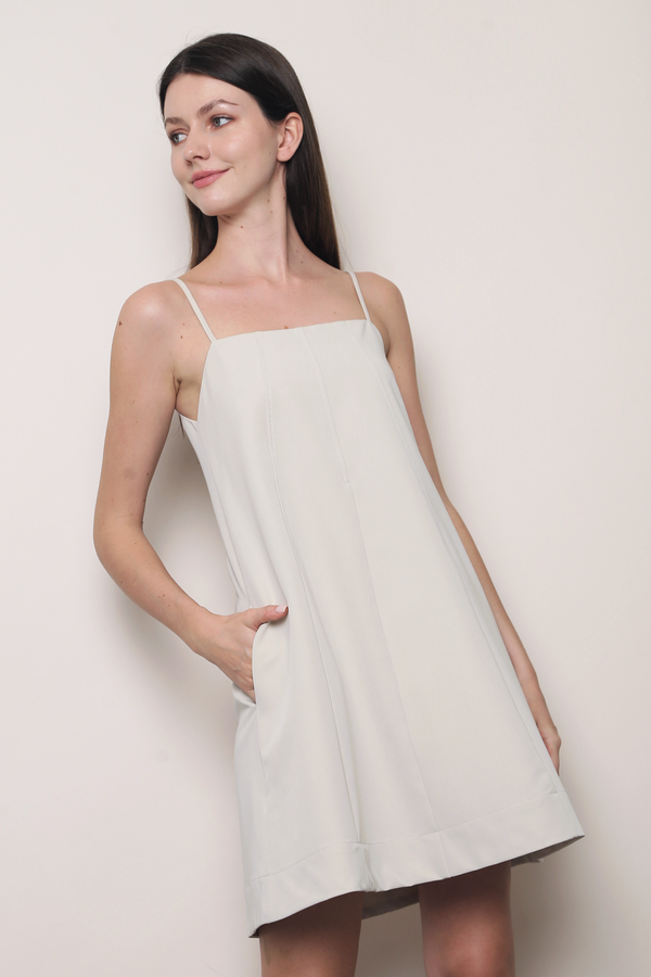 Clean Lines 2-Way Dress Cream