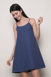 Clean Lines 2-Way Dress Denim Blue
