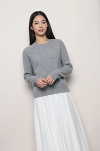 (Premium) Countryside Cable Knit Sweater Grey (Backorder)