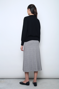 Daily Open Knit Cardigan Black