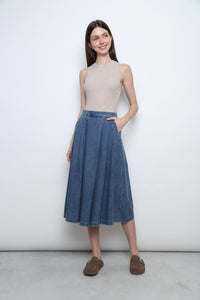 Snoozie Padded Tank Oat Ash