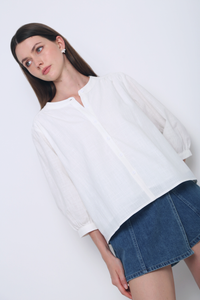Demi Linen Shirt White