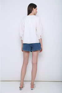 Demi Linen Shirt White