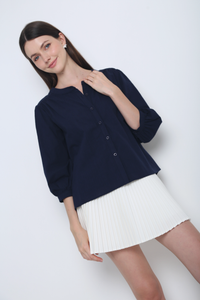 Demi Linen Shirt Navy
