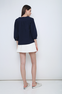 Demi Linen Shirt Navy
