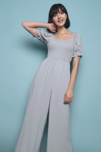 Dessie Linen Jumpsuit Sky