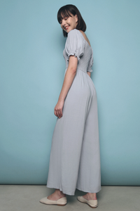 Dessie Linen Jumpsuit Sky