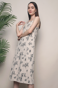 Imerin Textured Pencil Dress Malt