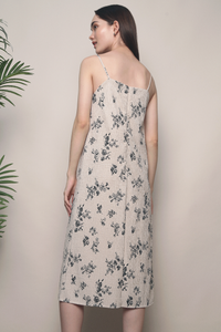 Imerin Textured Pencil Dress Malt