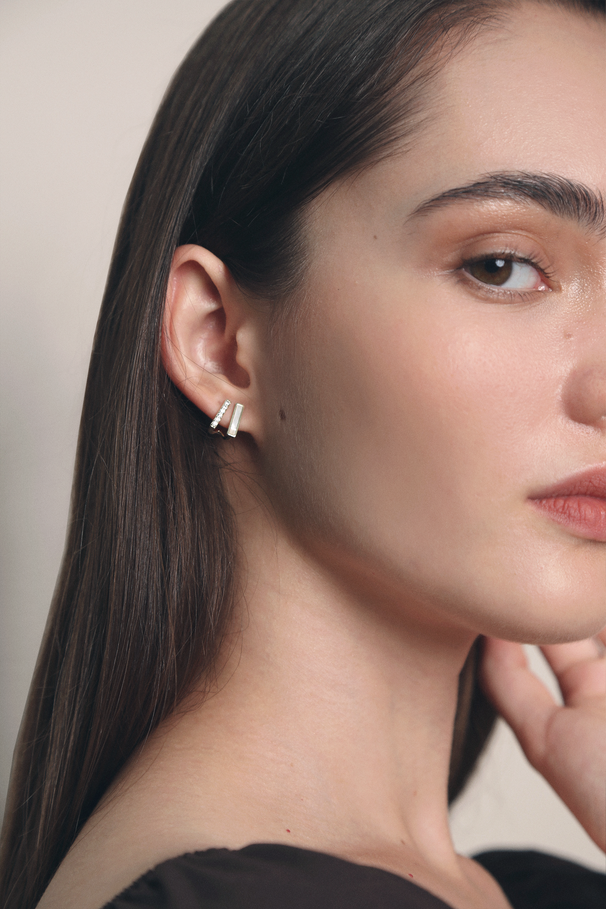 Diamonte Swish Earrings