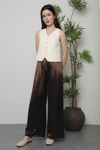 Enchanted Tweed Vest Top Ivory