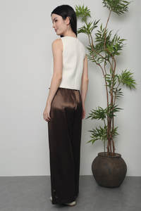 Enchanted Tweed Vest Top Ivory