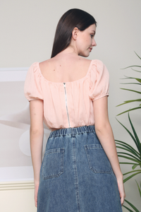 Everly Dainty Cropped Top Pink