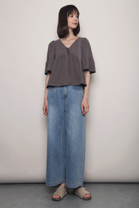 Love at First Fit Blouse Ash Brown