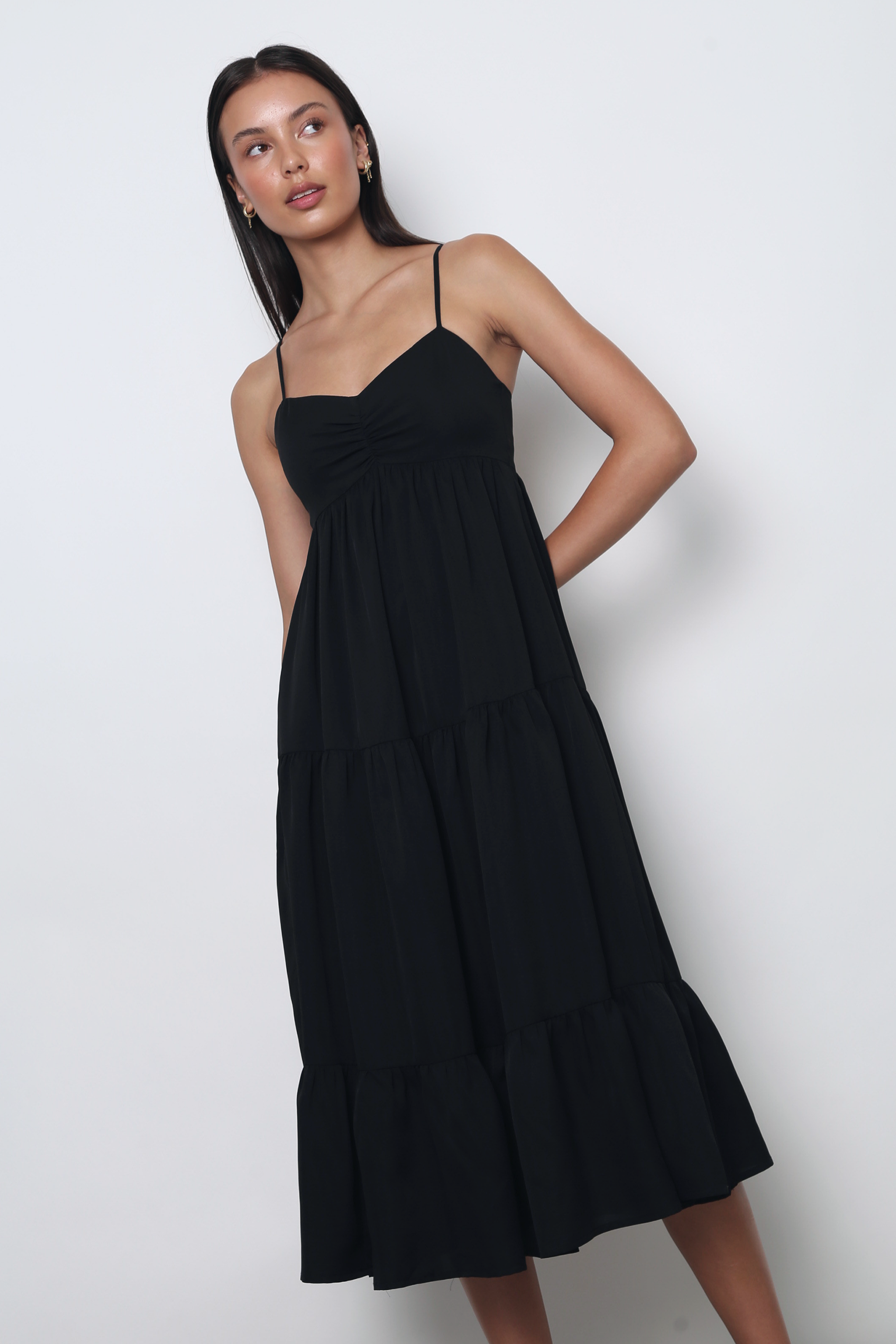 Fairfield Sweetheart Midaxi Dress Black