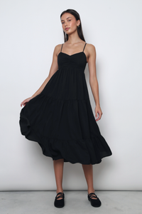 Fairfield Sweetheart Midaxi Dress Black