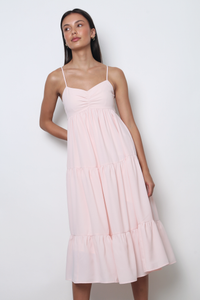 Fairfield Sweetheart Midaxi Dress Blush Pink