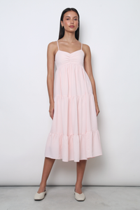 Fairfield Sweetheart Midaxi Dress Blush Pink
