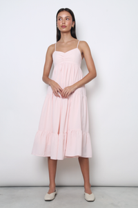 Fairfield Sweetheart Midaxi Dress Blush Pink