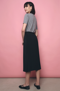 Fiesta Pleat Around Skirt Black