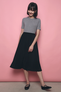 Fiesta Pleat Around Skirt Black