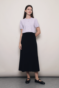 Fifth Avenue Panel Skirt Black