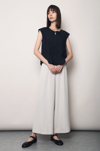 First Class Pleats Blouse Navy