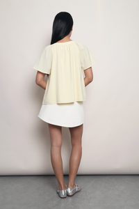 Float Away Flutter Blouse Daffodil Yellow