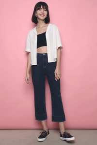 Fluke Linen Shirt White