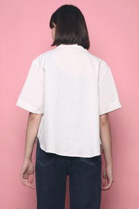 Fluke Linen Shirt White