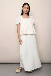 Galerie Ruche Flutter Top Ivory (Restock)