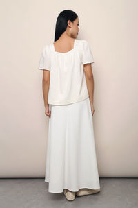 Galerie Ruche Flutter Top Ivory (Restock)